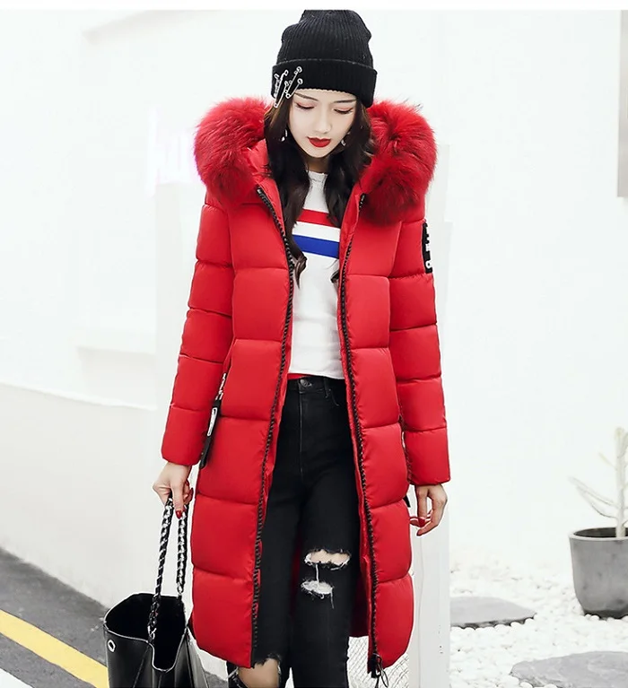 Winter Women Coat Jacket Warm High Quality Woman Jacket Winter Coat Hood Real  2017 New Winter Fashion+35 (1)
