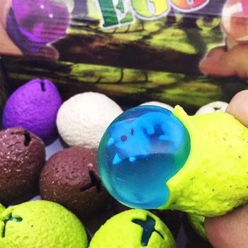 

New 1 PCS Squeeze Toy Funny Dinosaur Egg Ball Squishy Vent Mesh Ball Decompression Children's Toys Beads Extrusion Adult Toy