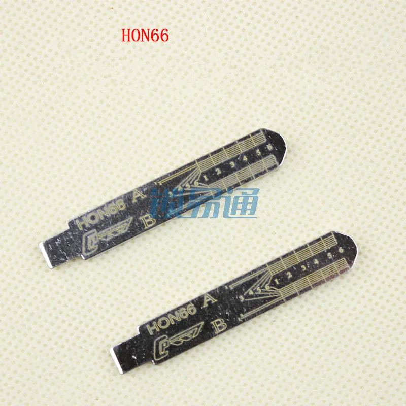 

10pcs Engraved Line Key for HON66 2 in 1 LiShi scale shearing teeth blank car key locksmith tool