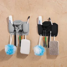 Креативный силиконовый органайзер для зубных щеток, силиконовый держатель для зубной пасты для ванной комнаты, водонепроницаемая настенная присоска