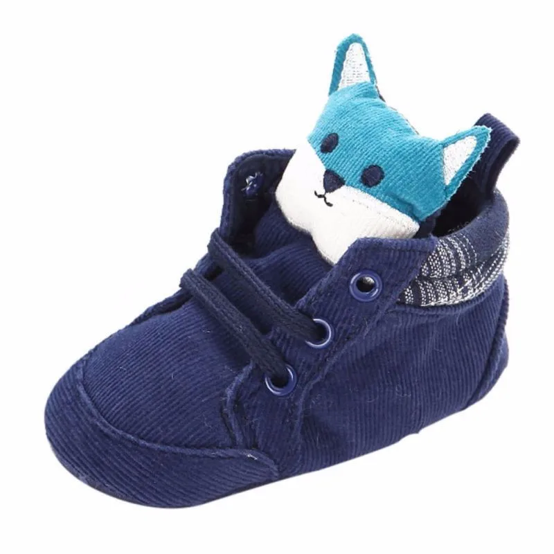 Детская Повседневная хлопковая обувь с животными для маленьких мальчиков и девочек 1-3 лет; обувь для маленьких мальчиков на высоком каблуке; Новинка года