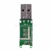 USB 2,0 eMMC адаптер eMCP 162 186 PCB основная плата без флэш-карта памяти eMMC адаптер с оболочкой