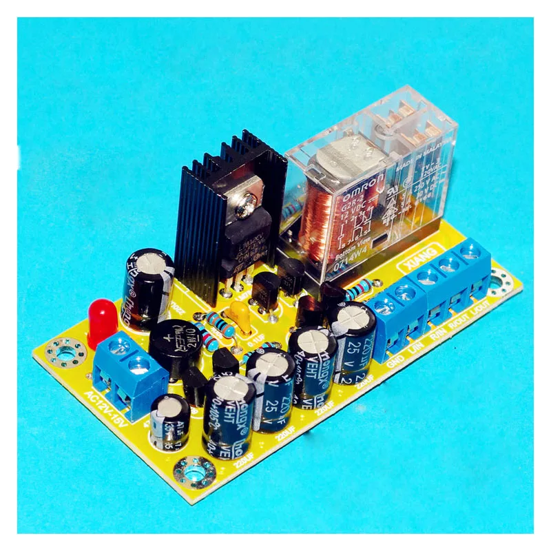 2018 two channel speaker protection board (with imported Omron relay
