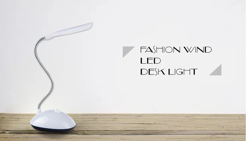 AAA Battery Powered Mini Desk Lamp 4 LEDs Book Light Adjustable Flexible Foldable Night Light for Book Reading Student Study (1)