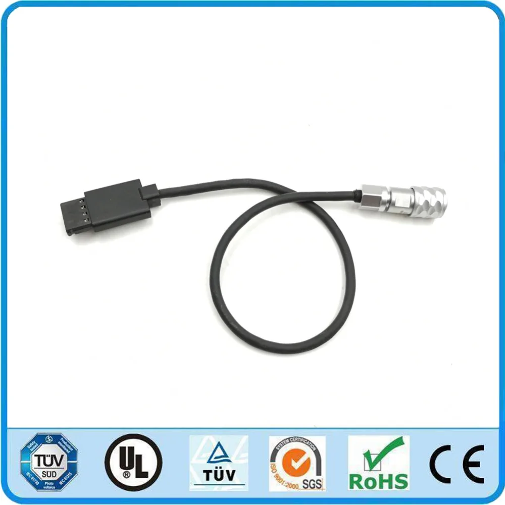 

DJI Ronin S Stabilizer to BMPCC4K Blackmagic Pocket Cinema Camera External Power Supply Cable Weipu SF6 2 Pin Female to Rinon-S
