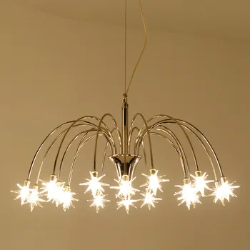 

modern led meteor shower star pendant light Restaurant bar coffee shop hanging lamps light