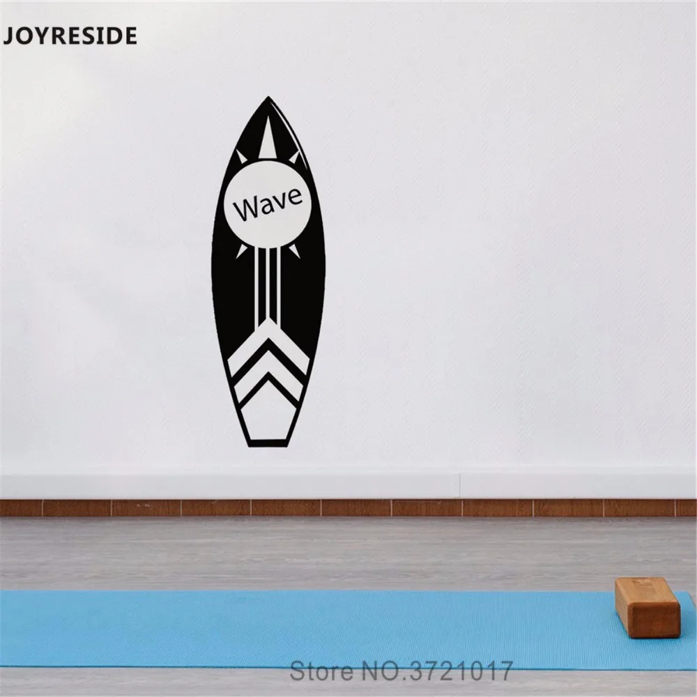 Joysebe Wave доски для серфинга настенные наклейки на тему спорта пляж стиль Виниловая