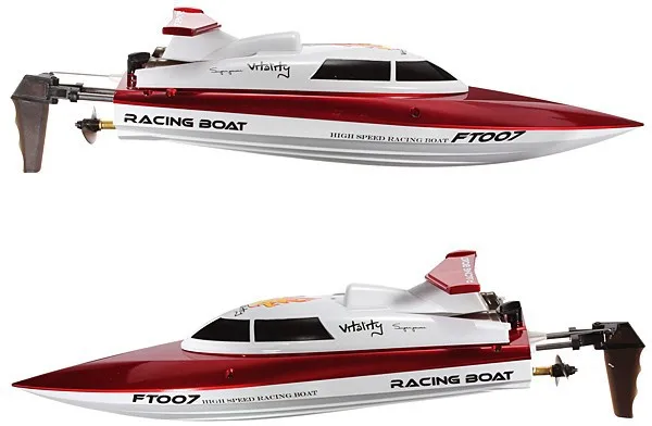 Feilun FT007 лодки с дистанционным управлением модернизированные 2,4G игрушки с дистанционным управлением 4CH высокоскоростная радиоуправляемая лодка с водяным охлаждением
