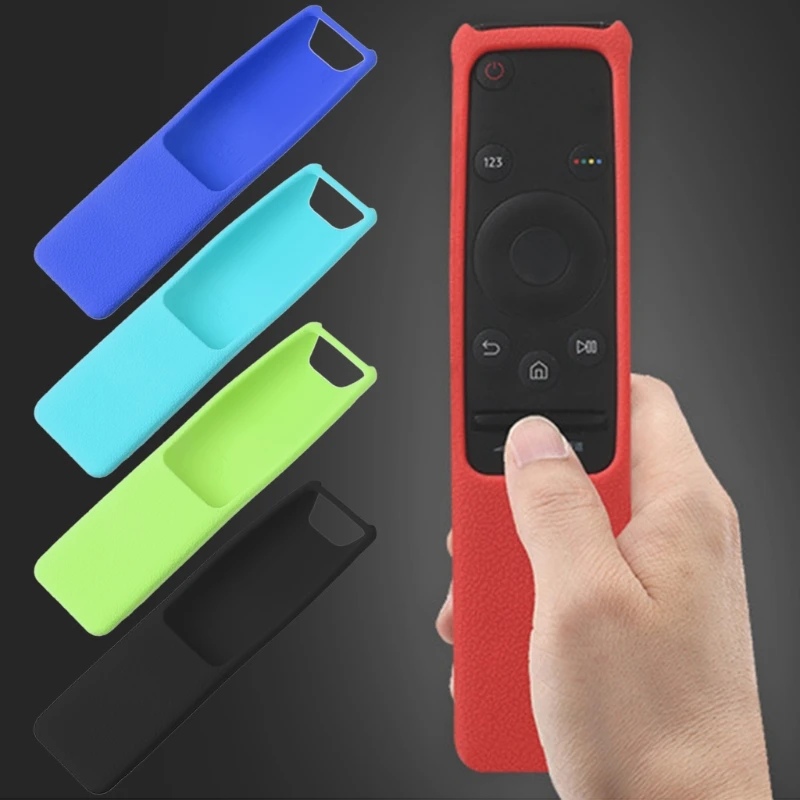 OOTDTY Soft Silicon Case For Samsung Smart TV Remote Control Case Protective Skin For Samsung