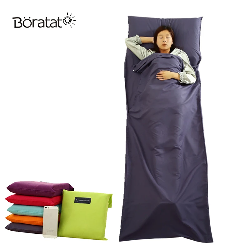 

Ultralight Design Outdoor Sleeping Bag 70 * 210cm Camping Hiking Bag Liner Portable Folding Travel Bags