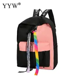 Harajuku женские Для женщин рюкзак корейский стиль Школа Леди Девушка школьные ноутбук сумка Mochila Bolsas красный розовый Sac Dos