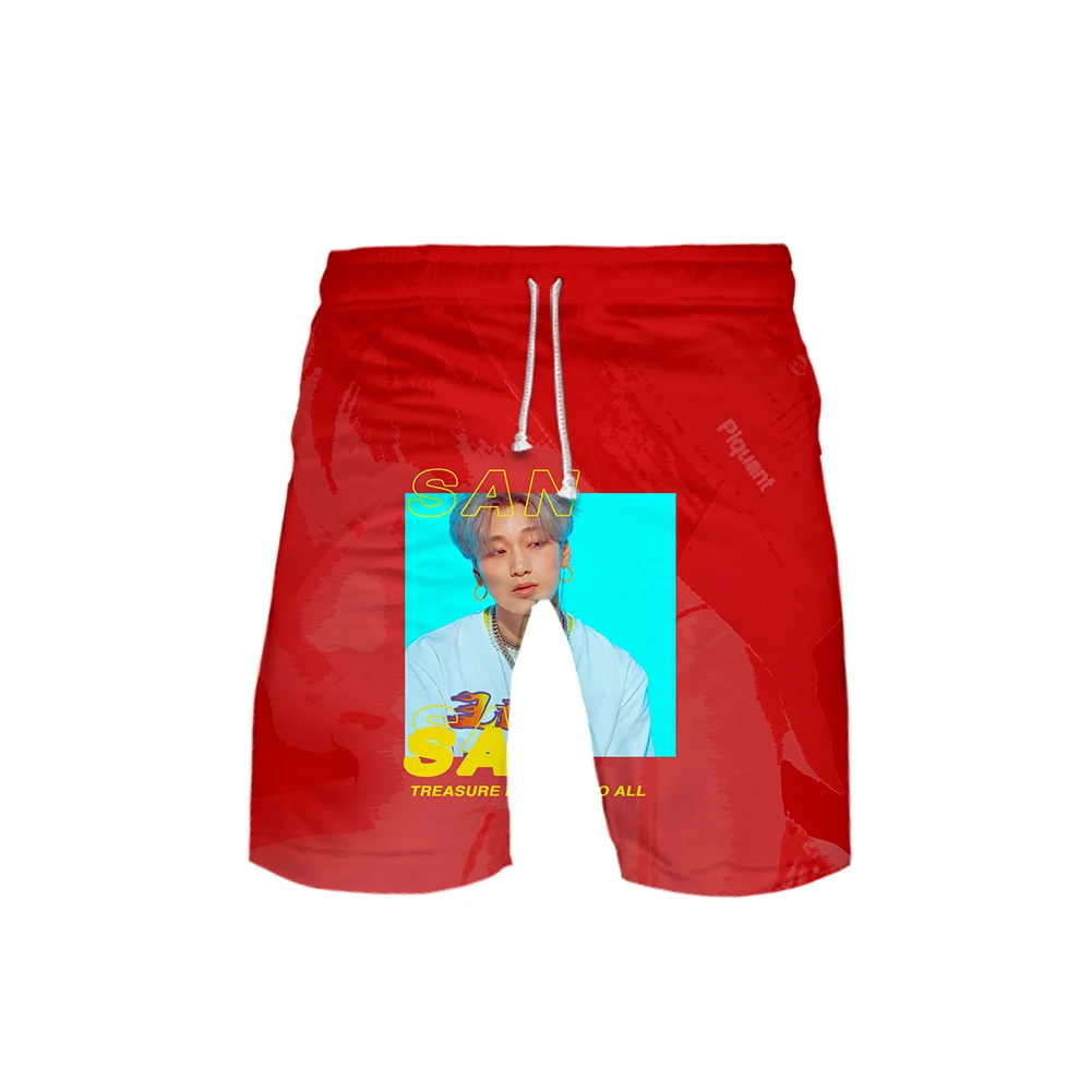 ATEEZ 3D печатных пляжные шорты мужские Kpop модные шорты в уличном стиле Новое поступление, горячая распродажа Повседневная летняя одежда