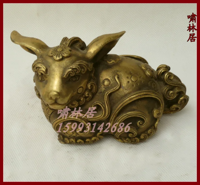 

Copper zodiac rabbit Bronze decoration zodiac rabbit cartoon rabbit mascot