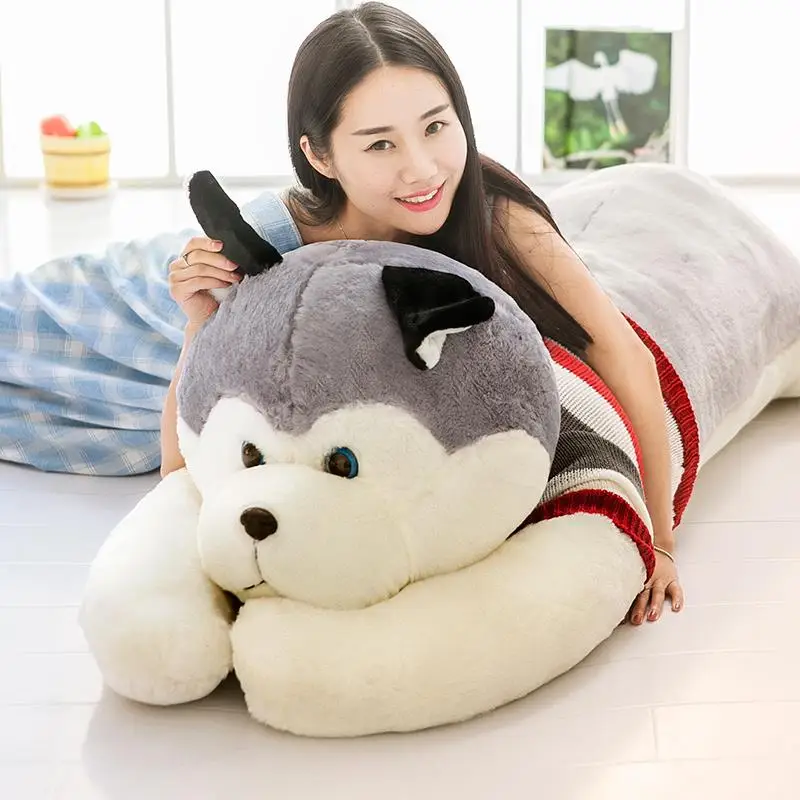 large husky soft toy