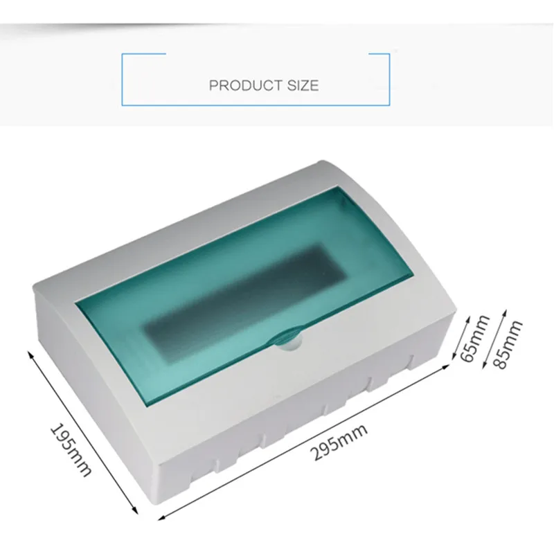 

10 - 13ways Home Plastic Junction Box Indor Wall Distribution Box for Circuit Breaker