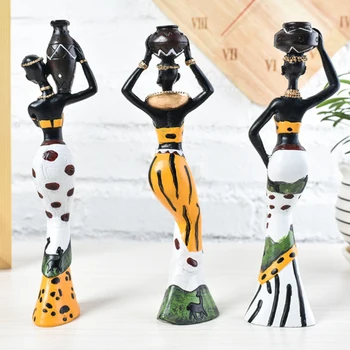 

Fashion Office Decoation Resin Crafts Ornaments Woman Figurine Statues Home Craft Art Hotel/Household Decoration Set Gifts