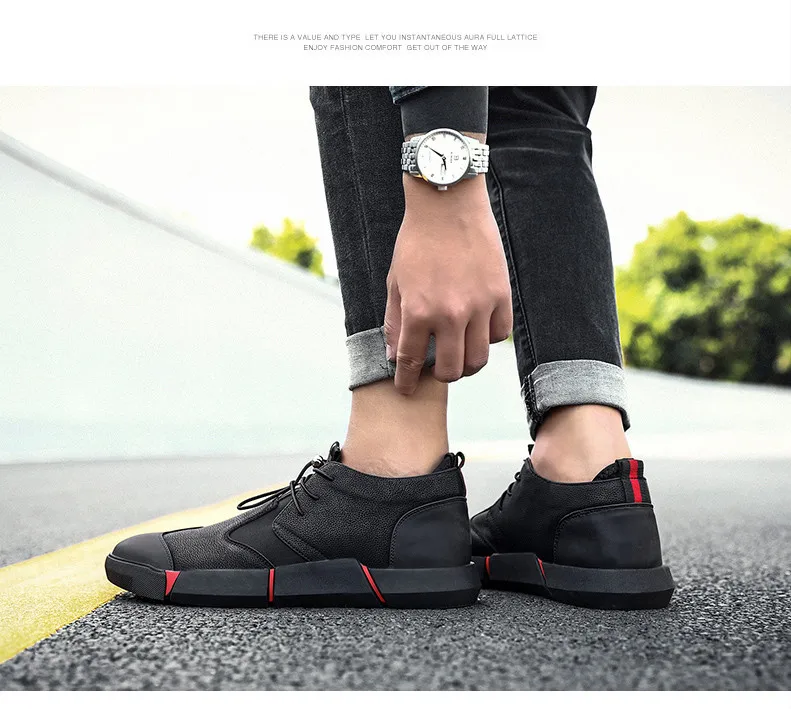 VSIOVRY/брендовая модная мужская обувь; высококачественная повседневная обувь из натуральной кожи; Мужские дышащие Прогулочные кроссовки;