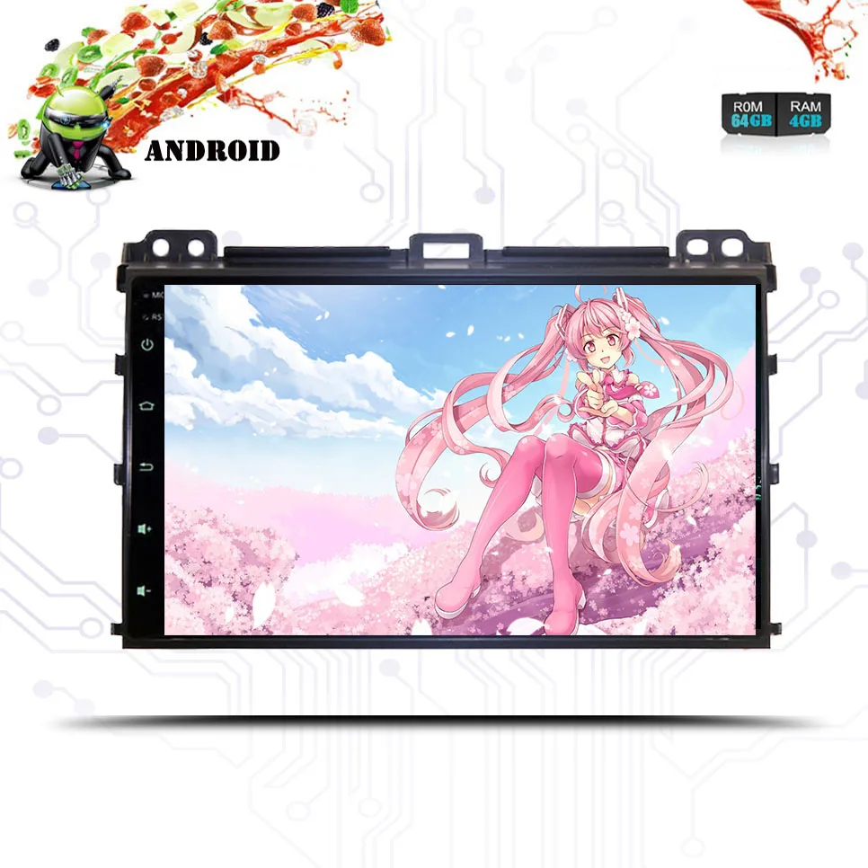 Discount 4G+64G Android 9.0 Car DVD Player for Toyota Prado 120 Land Cruiser 2004-2009 2din Radio GPS Navi Multimedia Stereo Audio Player 0 Discount 4G+64G Android 9.0 Car DVD Player for Toyota Prado 120 Land Cruiser 2004-2009 2din Radio GPS Navi Multimedia Stereo Audio Player 0