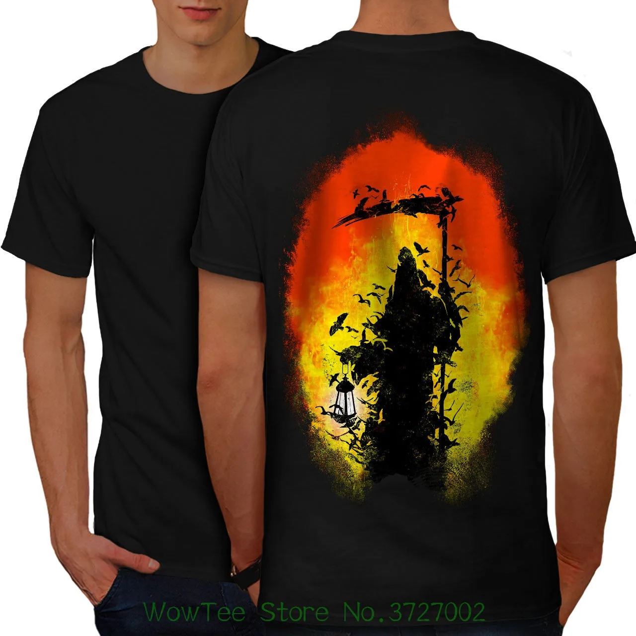 Cool Fantasy Grim Reaper Men T-shirt Back New | T Shirt Discount 100 % Cotton T Shirt For Men's