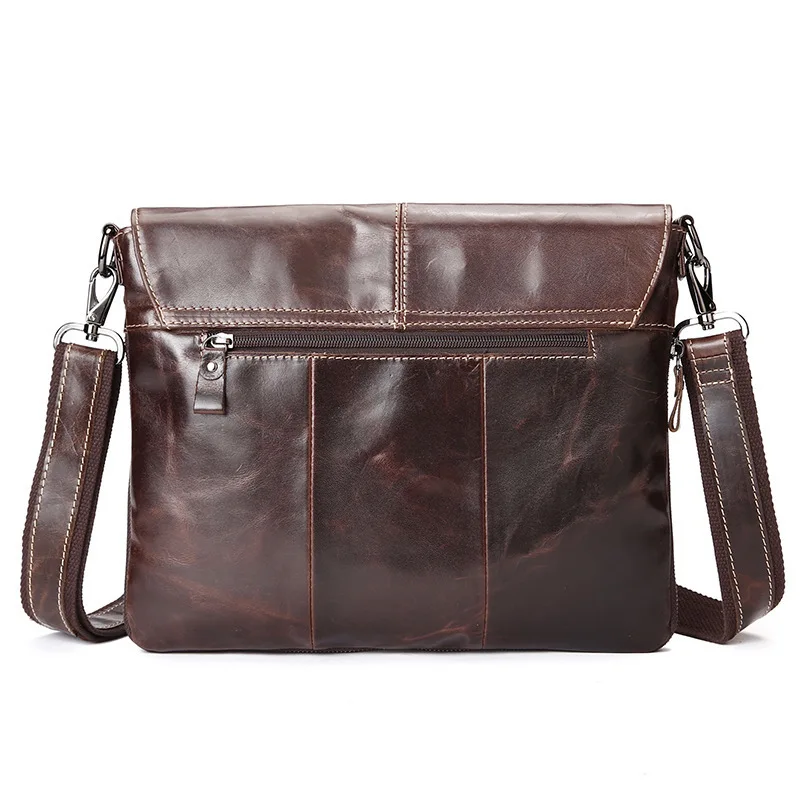 

Man Genuine Leather Shoulder Oil Cowhide Male Totes Pretty Fashion Handbag Sexy Function Shoulder Bag