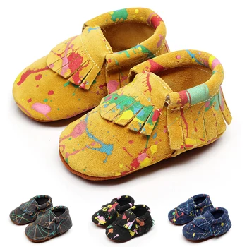 

Genuinu Leather Shoe Baby Moccasins Soft Shoes Non-slip Footwear