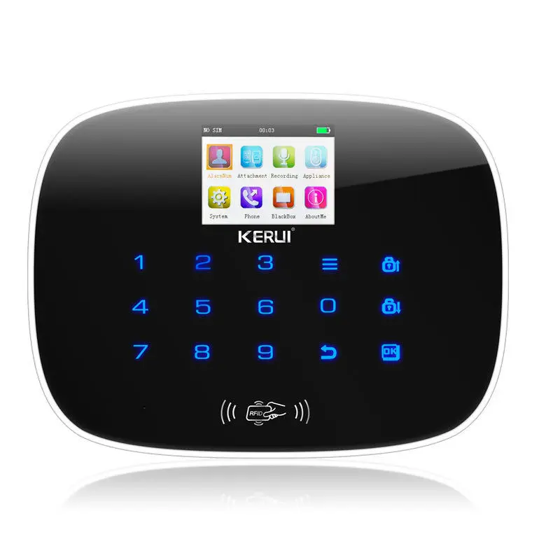 Беспроводная GSM Голосовая домашняя охранная сигнализация ISO Android приложение