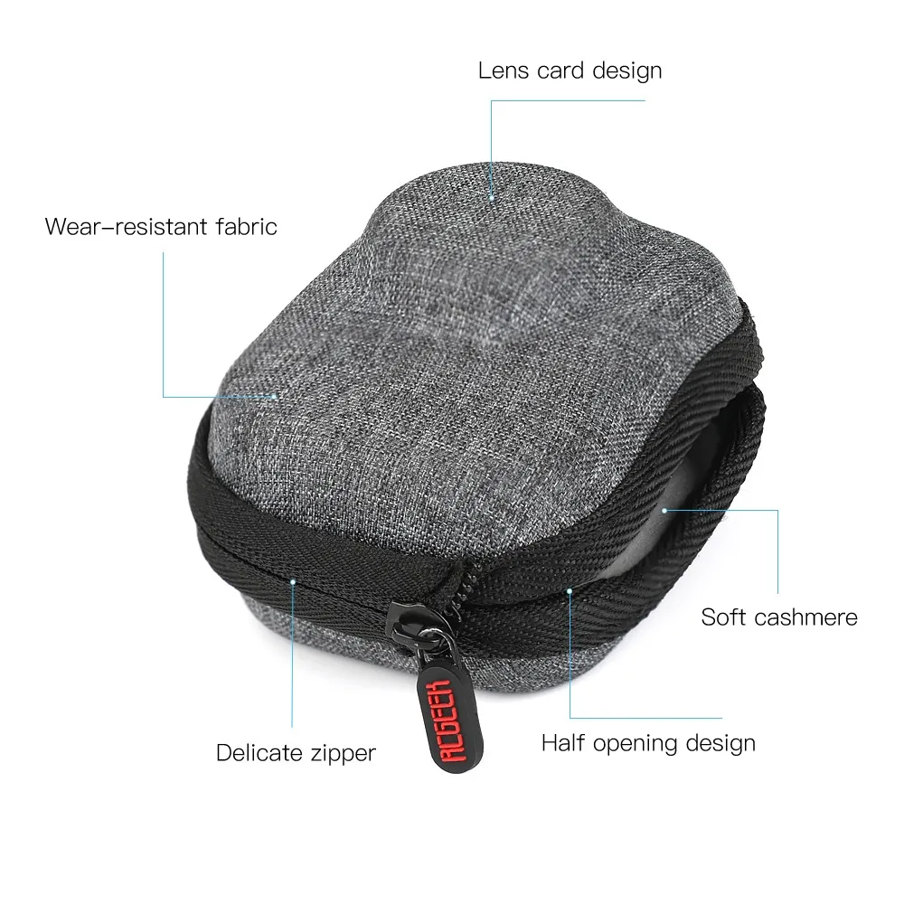 Lightweight Mini Storage Compact Size Sport Carry Pouch Case Bag Storage Box Suitable Wear-resistant For OSMO Action Camera-5