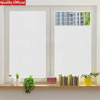 

cheap Thick pure frosted glass stickers living room bedroom kitchen office partition insulation sunscreen pvc window film