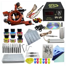 Anmas Rucci Профессиональные татуировки боди-арт полные наборы чернила для татуажа татуировки иглы педаль наборы