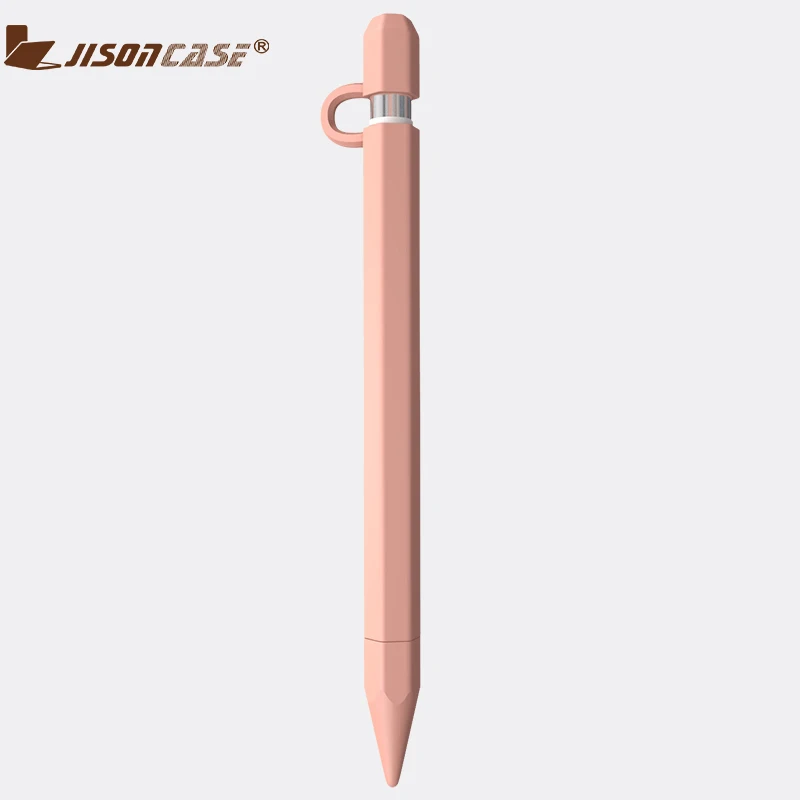 Jisoncase пенал для Apple Pencil модный силиконовый чехол Мягкий защитный анти потерянный