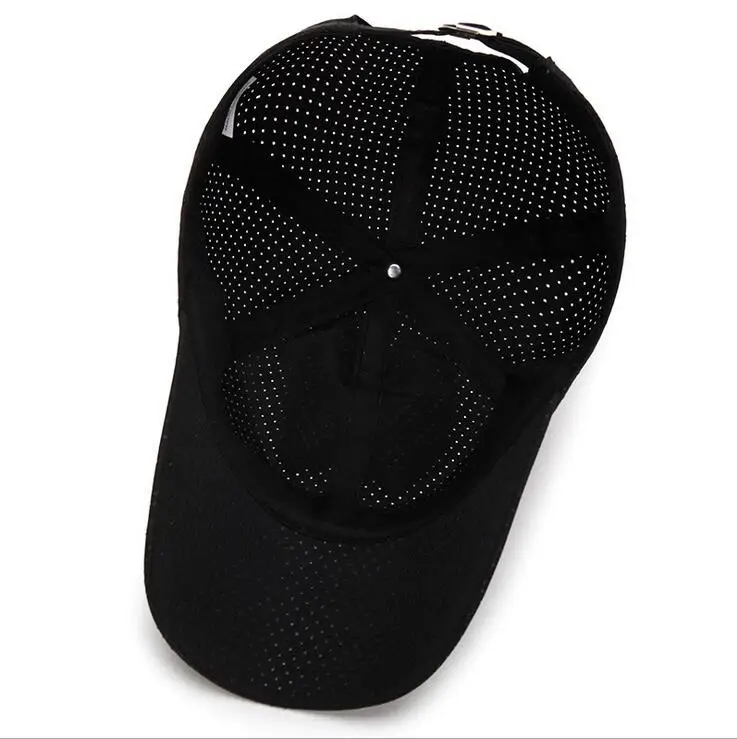 Однотонная летняя Фирменная бейсболка из дышащей сетки, быстросохнущая Мужская и женская кепка для папы, кепка для мужчин, мужские кепки