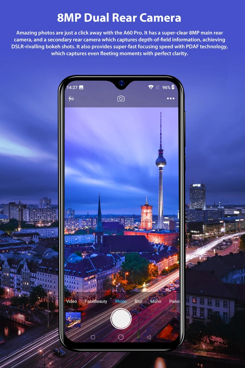 Blackview A60 Pro 4G LTE 4080 мАч смартфон 6," экран капли воды мобильный телефон Android 9,0 3 Гб ram двойная задняя камера Сотовый телефон