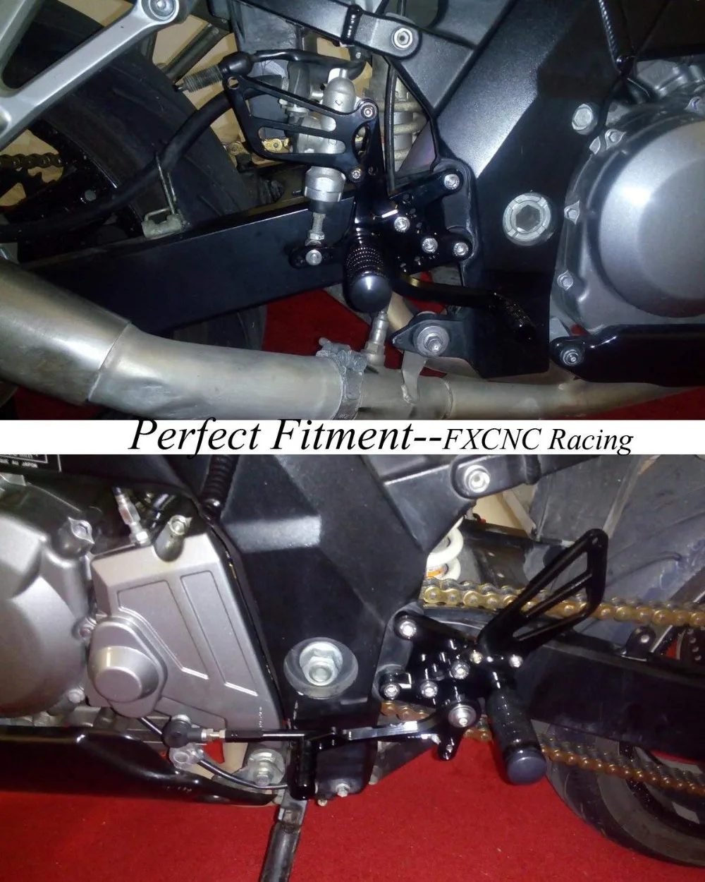 Для Suzuki GSXR 600 750 1000 мотоцикл подножки ЧПУ Регулируемая Rearset подставки для ног GSXR600 GSXR750 GSXR1000 подножки