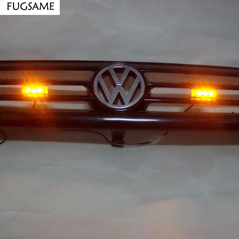 

51035-2 2x3 led Car Truck Auto Flash Strobe Light 6LED SMD