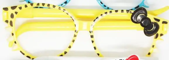Креативные очки hello kitty, синяя шариковая ручка, Детская забавная ручка для письма, канцелярская ручка, подпись в офисе рекламная шариковая ручка - Цвет: Цвет: желтый