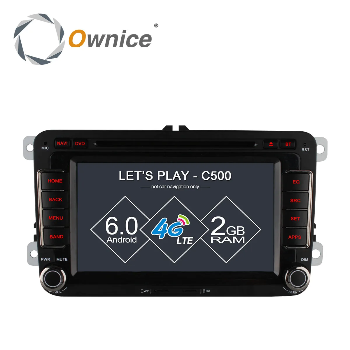 Ownice 4G LTE сеть Android 6 0 4 ядра 2G ram автомобильный dvd gps плеер для Volkswagen Skoda POLO GOLF 5 PASSAT JETTA
