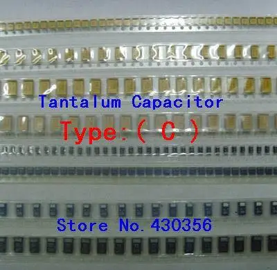 

10PCS Tantalum Capacitor 6032 Type:C 227 220UF 6.3V 227J