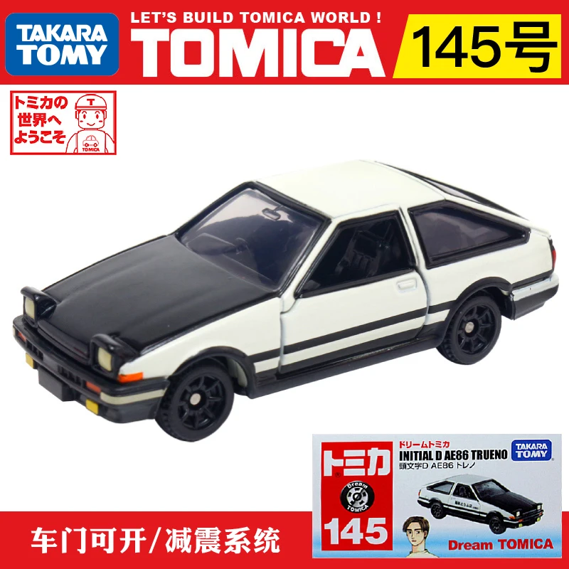 

Takara Tomy Dream Tomica Initial D AE86 Trueno 1/61 Metal Diecast Toy Car #145 New toys for children