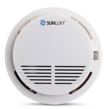 SUNLUXY Своих Курите Датчик Детектора Высокая Чувствительность Беспроводной Сигнализации Главная Магазин Shop Крытый Детектор Дыма Системы Безопасности