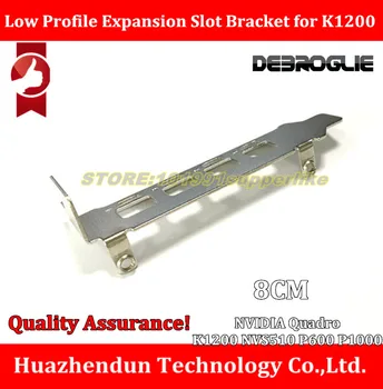 

DEBROGLIE 1PCS Low Profile Expansion Slot Bracket for nVIDIA QUADRO K1200 NVS510 P600 P1000 Graphics Card with Screw