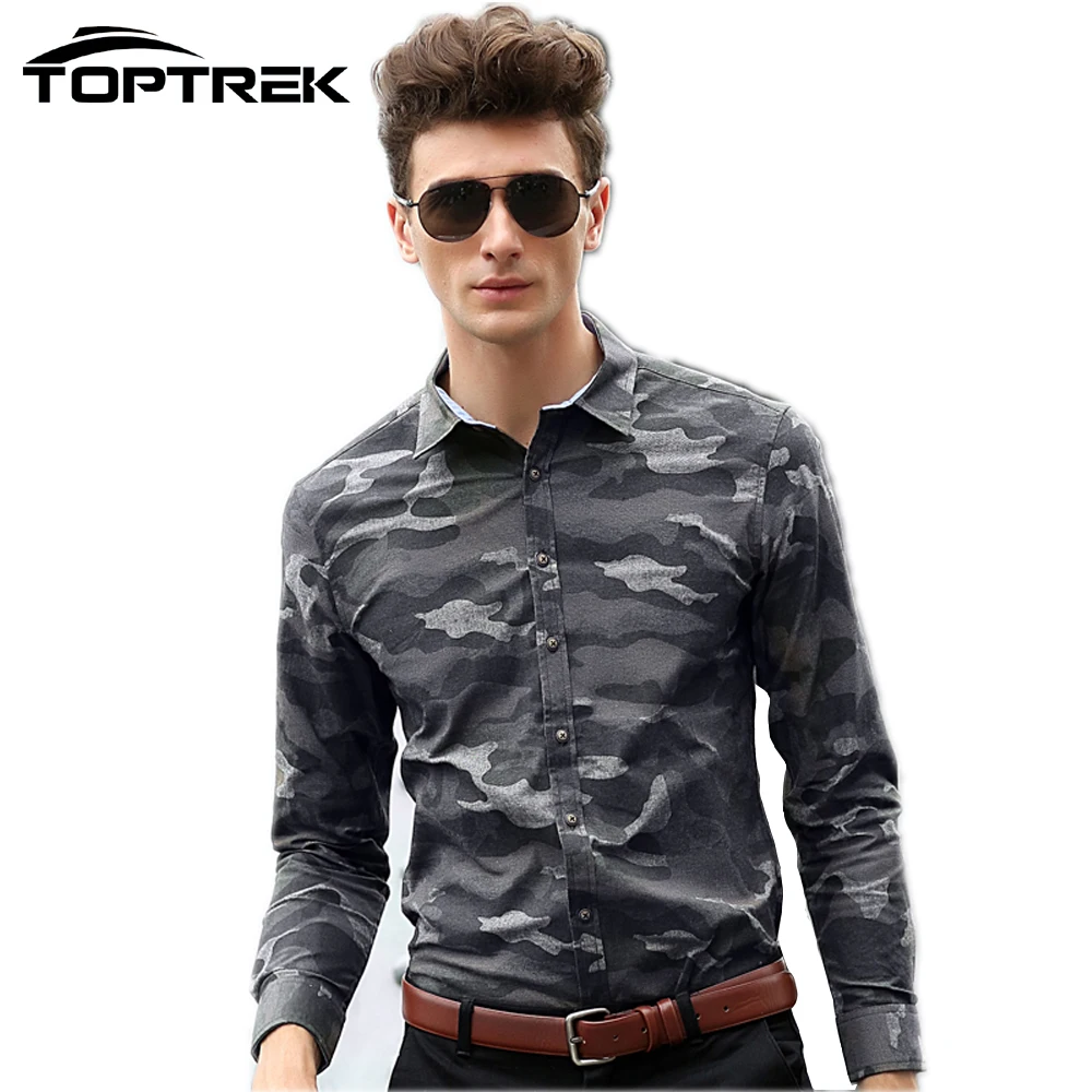 2016 Para Hombre Vestido Ocasional Con Estilo de Manga
