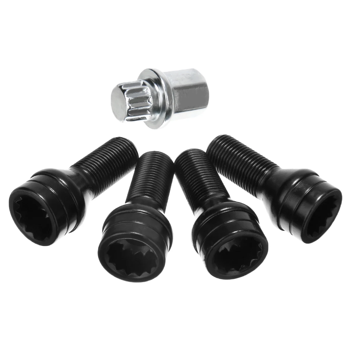 For BMW F-Models 36136776076 6776076 High Quality Wheel Lock Bolt Set M14x1.25 Mayitr