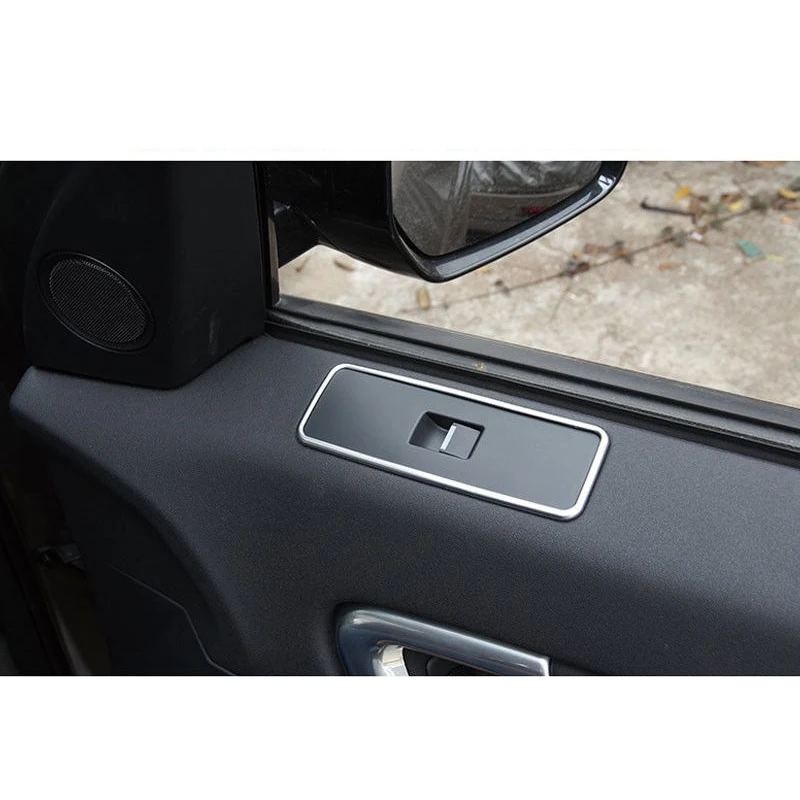 2 Pz ABS Plastica Cruscotto Aria Condizionata Presa Telaio Trim Per Discovery Sport 2015 2016 2017 (Argento