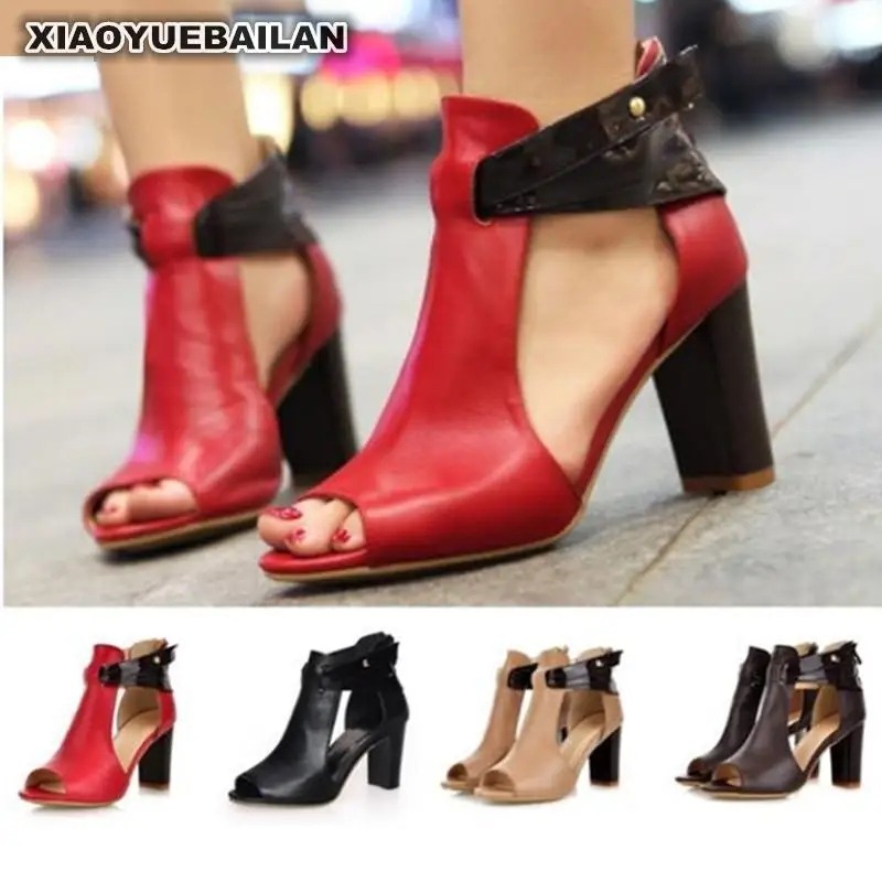 

Spring And Summer 2019 Sexy Fishmouth High-heeled Sandals Woman
