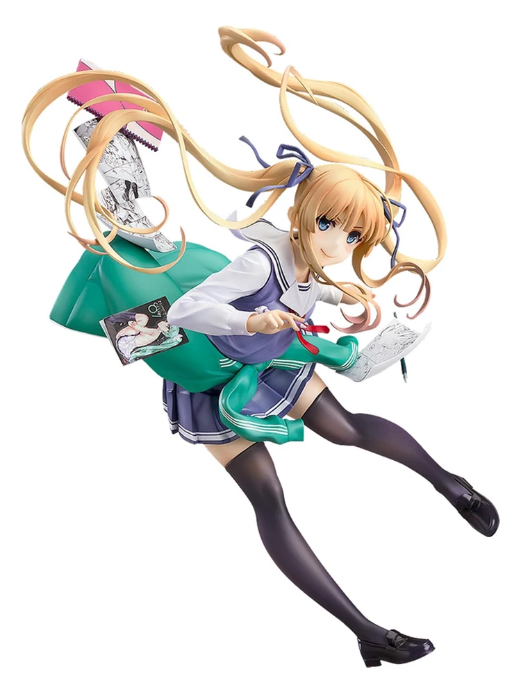 Японское аниме Saenai Heroine No Sodatekata Eriri Спенсер Sawamura Book Ver. Фигура из ПВХ Игрушечная
