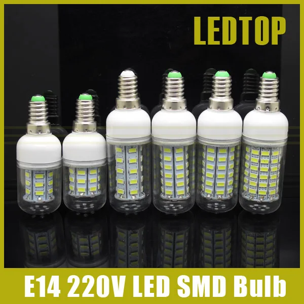 

Led Lamp e14 220V 3w 5w 7w 10w 12w 15w 20w 25w SMD 5730 High Power bulb Light 5730SMD For Chandelier Bombillas New Year