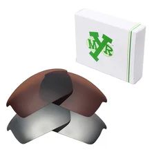 2 пары Mryok поляризованные Сменные линзы для Окли колпак солнцезащитные очки Серебро Титан и бронзовый, коричневый