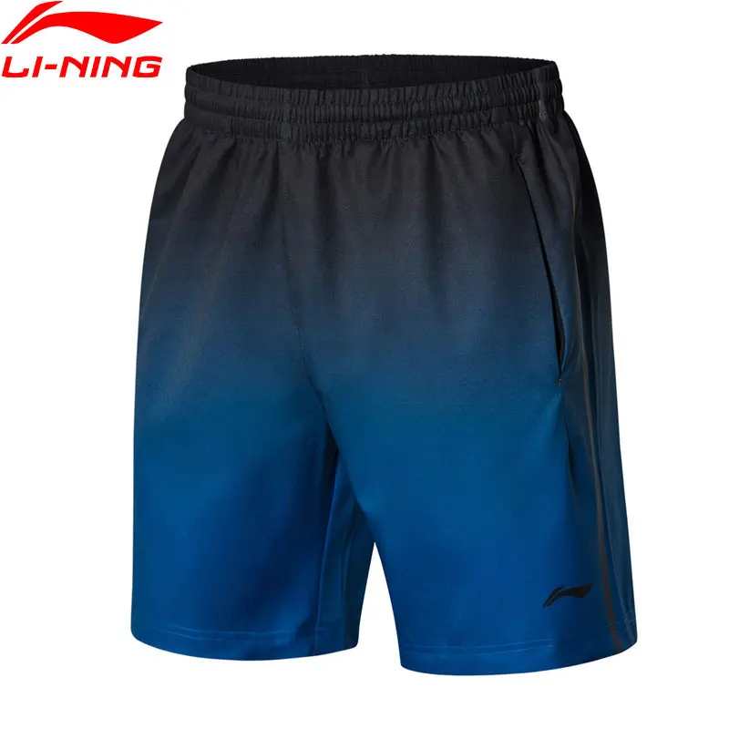 

Li-Ning Men's Badminton Shorts 91.1% Polyester 8.9% Spandex Breathable Competition LiNing Sports Shorts AAPN261