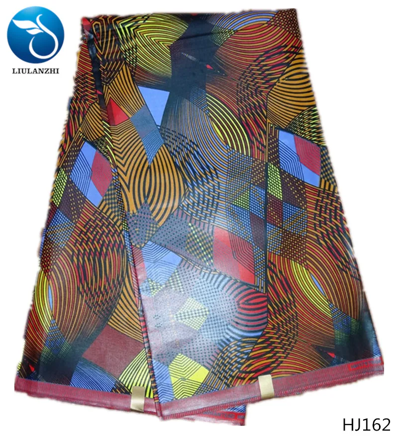 LIULANZHI Java wax fabrics multicolor prints wax fabric for dress 2018