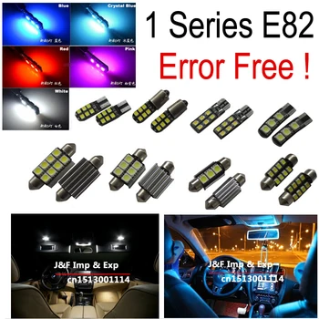 

8 pcs canbus no error E82 LED Interior dome map Light Kit for 1 series E82 1M coupe,128i,135i 120 130